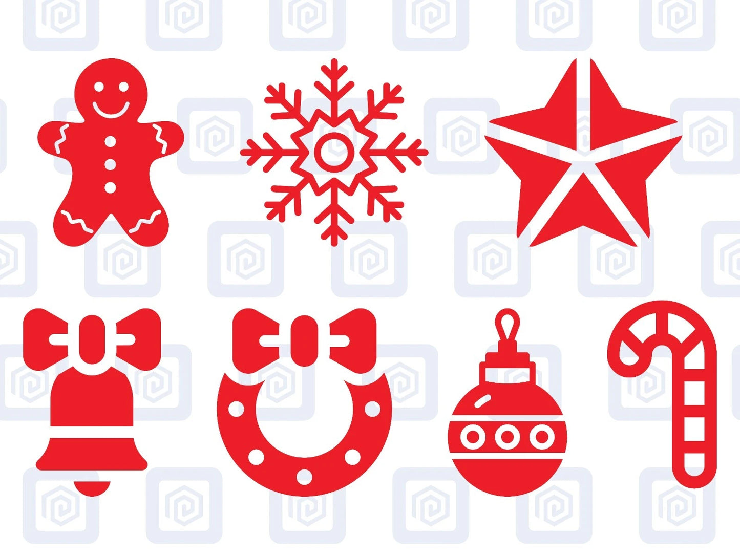 Christmas Sticker Pack Selection Set Special Wall Art Vinyl Wall Decal