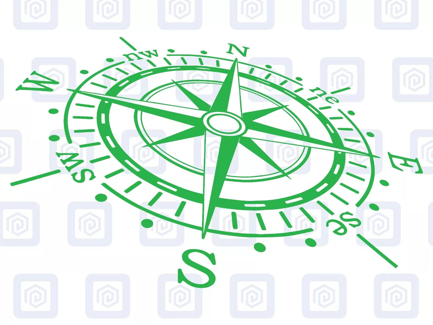 LARGE Compass Vinyl Decal For Campervan Van Caravan Sticker Graphic Camping
