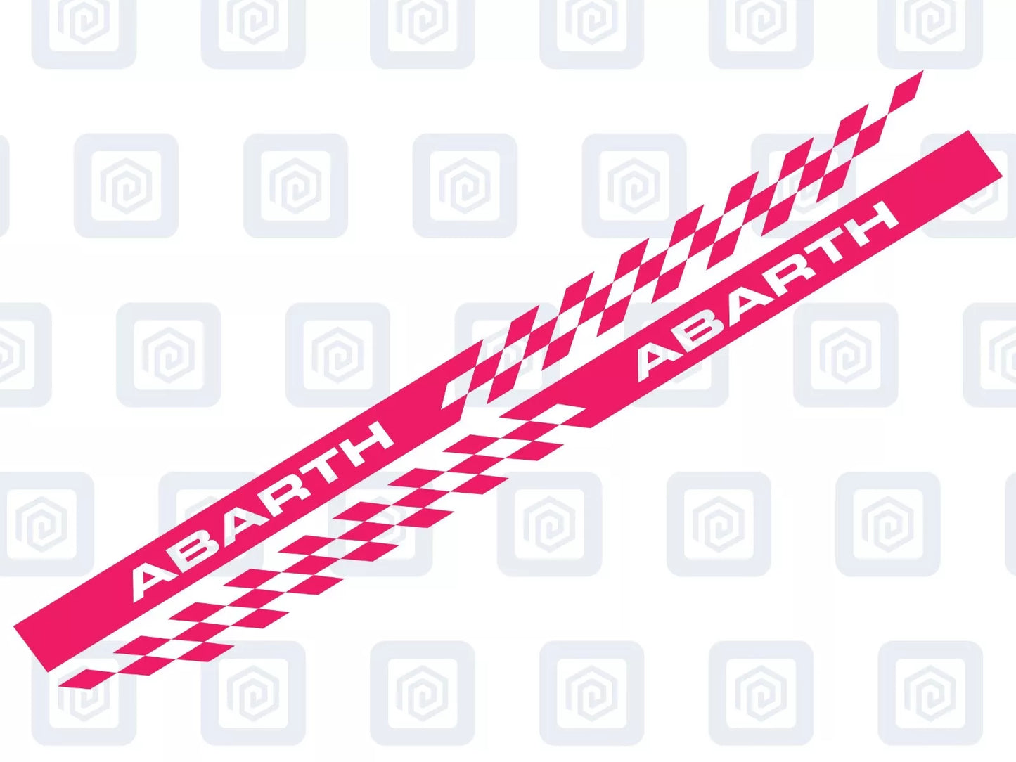 Fiat Abarth 500 595 695 Side Stripe Decal Sticker (Set of 2) Twin Air Sport Pop