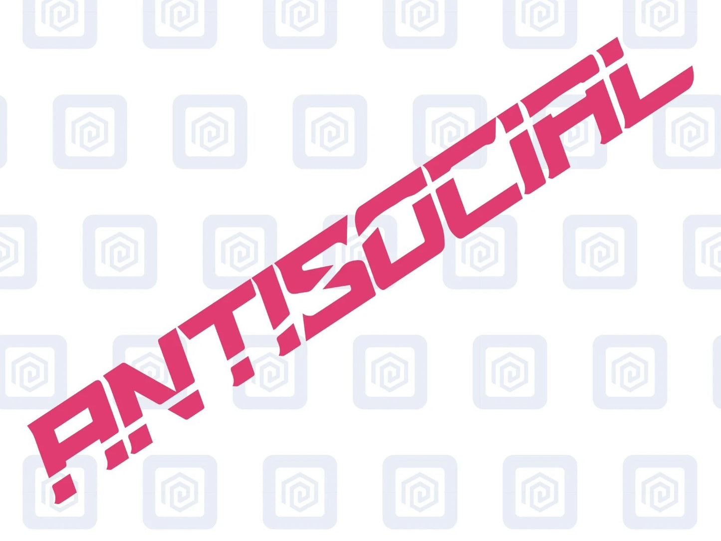 Antisocial Sticker JDM DUB Euro Stance VAG Window Vinyl Decal Graphic