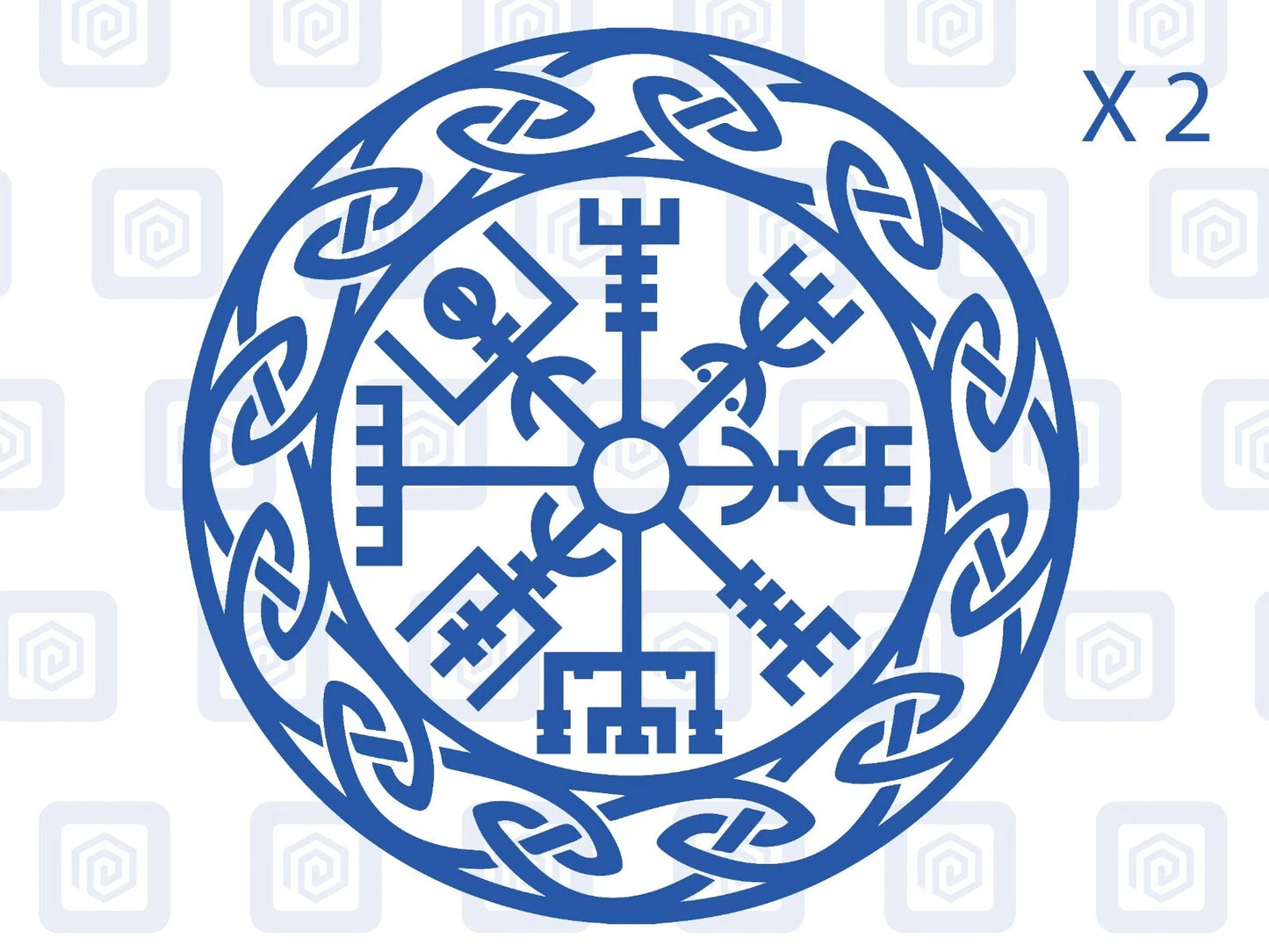 Viking Rune Compass Vinyl Decal For Camper Van Caravan Motorhome Campervan