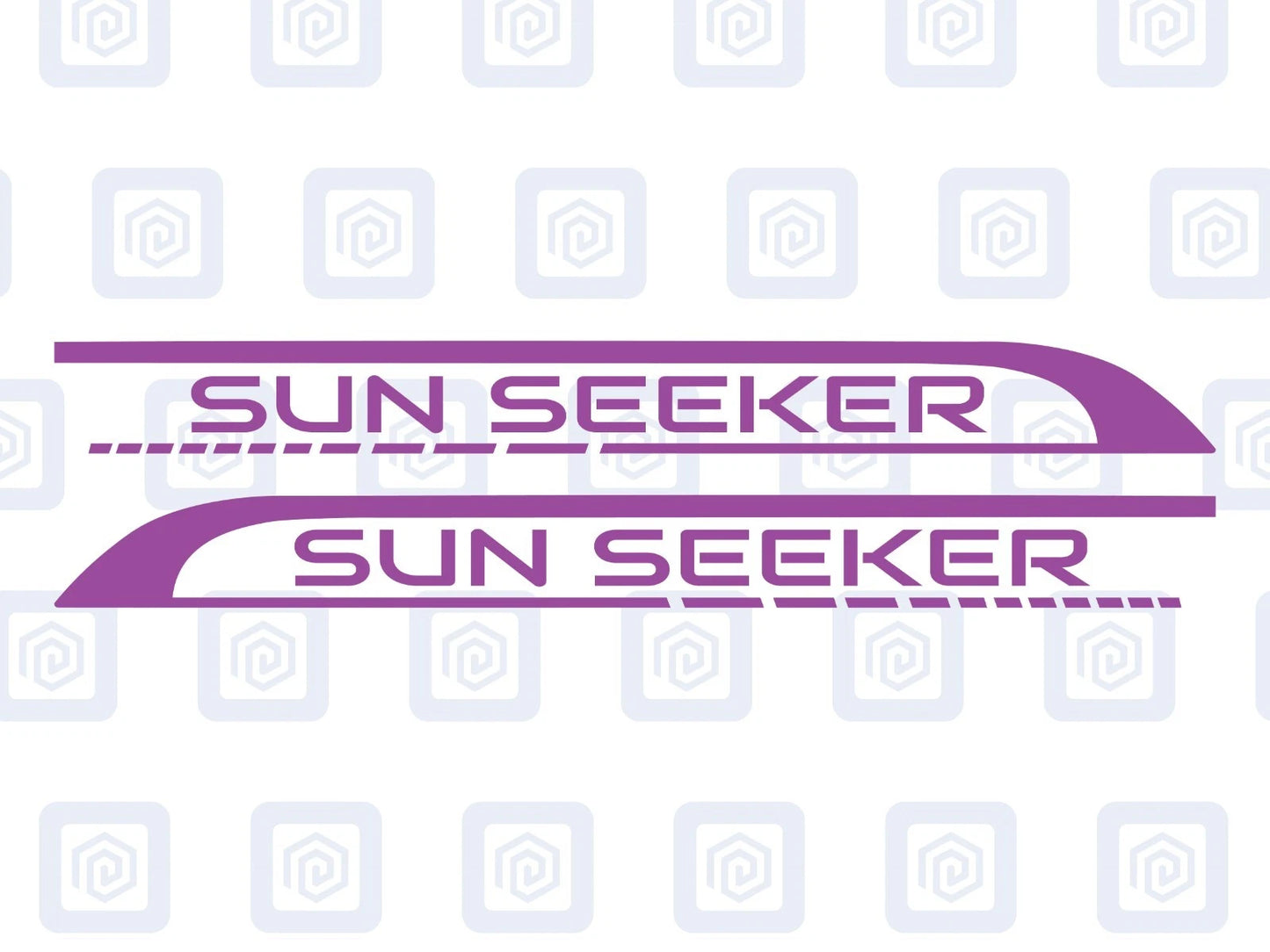 Sun Seeker Side Graphics Vinyl Decal For Camper Van Caravan Motorhome Sticker