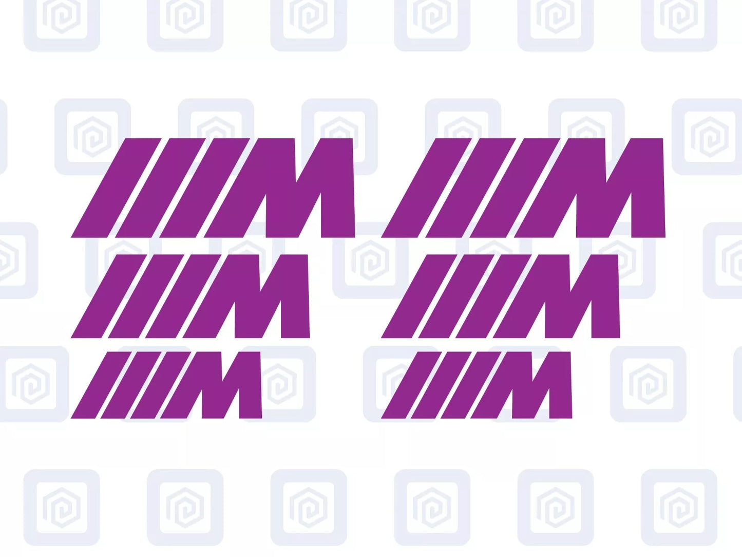BMW M Sport Brake Caliper Decals sticker logos (set of 6)