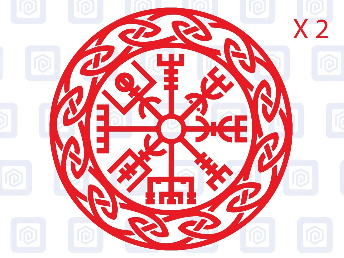 Viking Rune Compass Vinyl Decal For Camper Van Caravan Motorhome Campervan