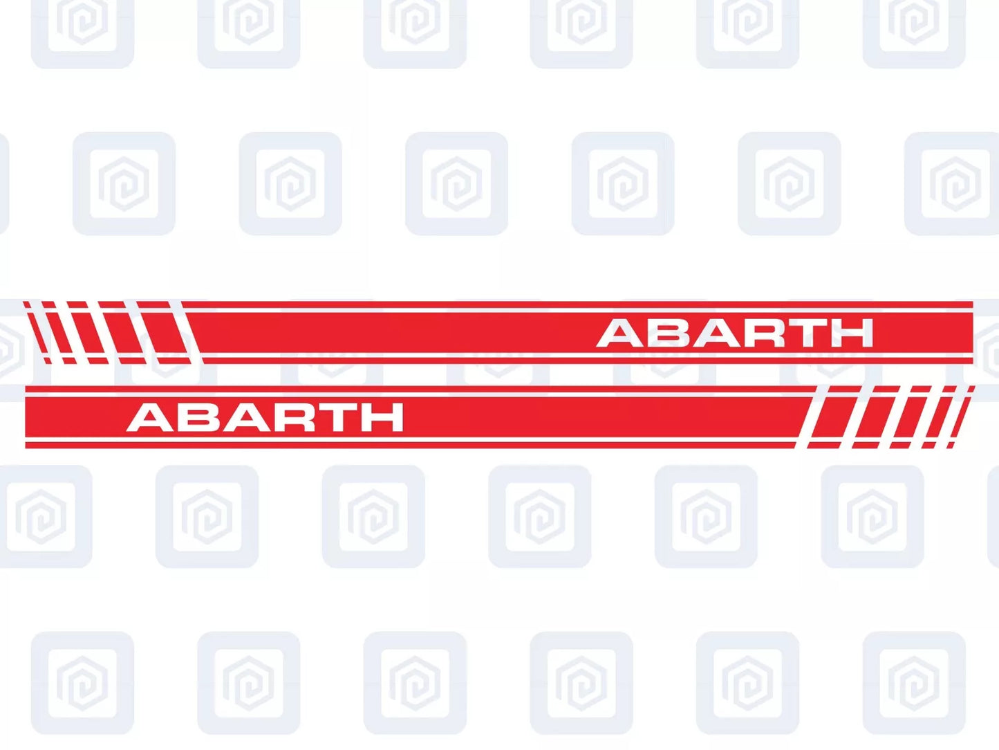 Fiat Abarth 500 595 695 Side Stripe Decal Sticker (Set of 2) Twin Air Sport Pop