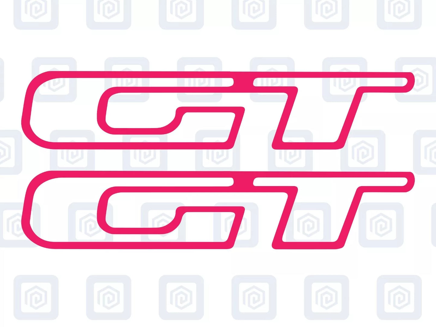 Peugeot GT 207 208 307 308 Sport Vinyl Decal Graphics Pair x 2