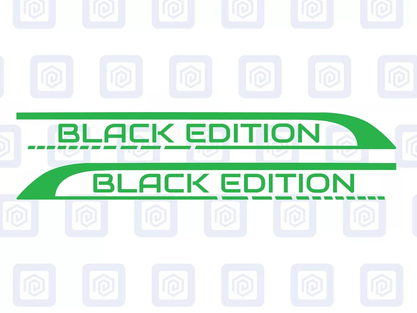 Black Edition Side Graphics Vinyl Decal For Camper Van Caravan Motorhome Sticker