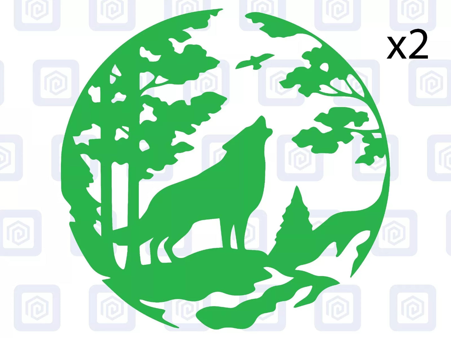 Howling Wolf Vinyl Decal For Camper Van Caravan Motorhome Graphic Campervan