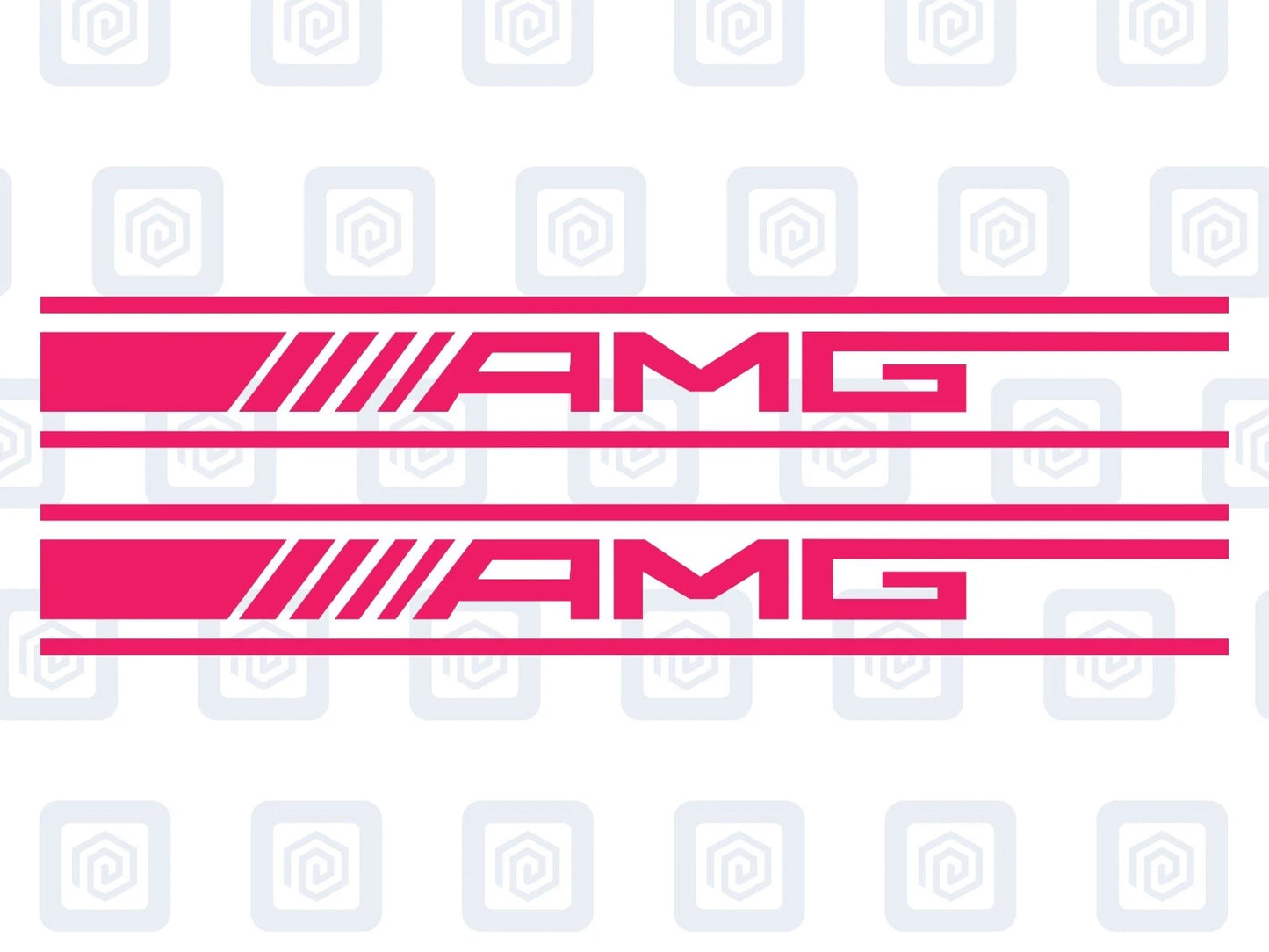 Mercedes A45 Spoiler Style Vinyl Decal Sticker Logo x 2 AMG A B C E S CLASSOpens