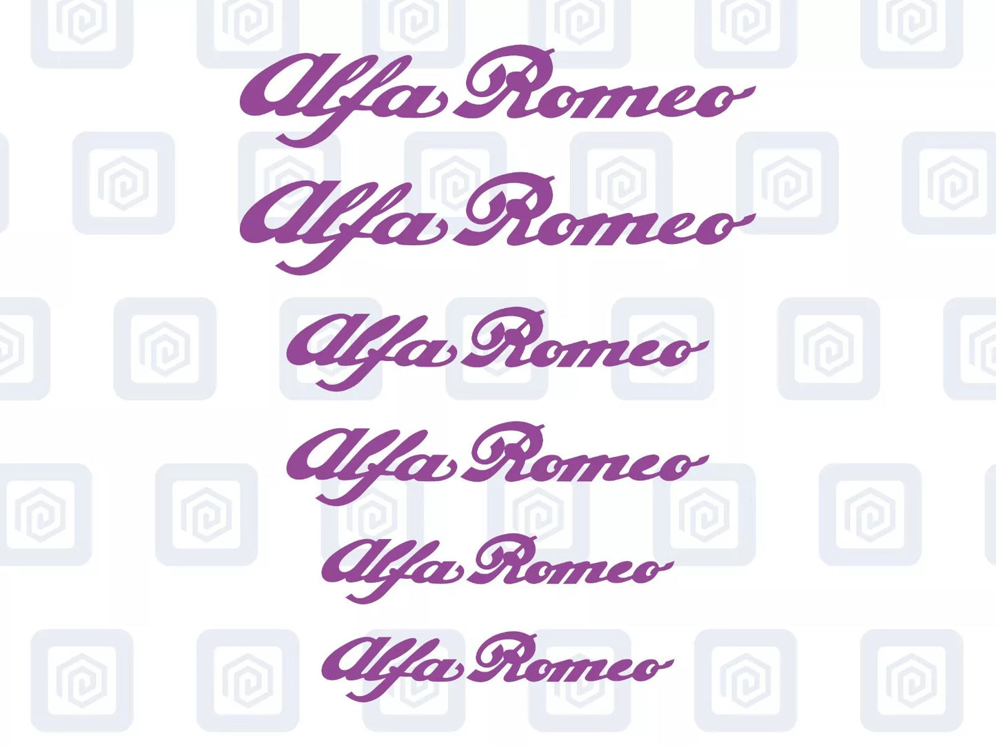Alfa Romeo Style Brake Caliper Decals