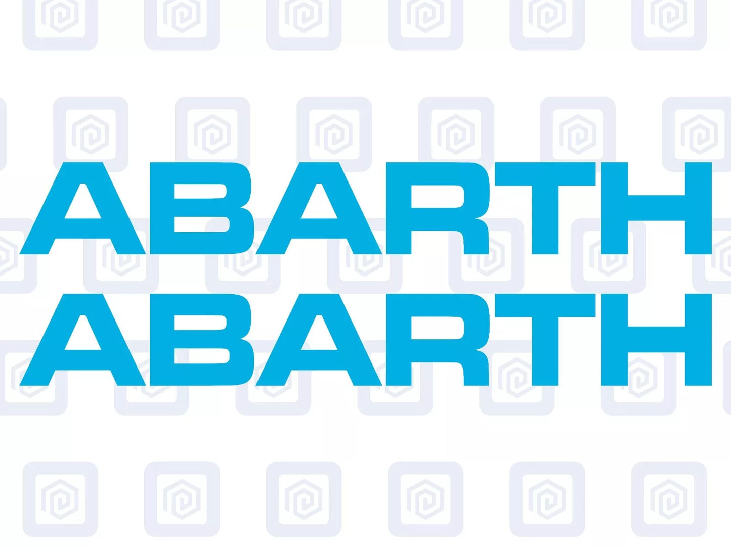 Fiat Abarth 500 595 695 Side Door Decal Sticker (Set of 2) Twin Air Sport Pop