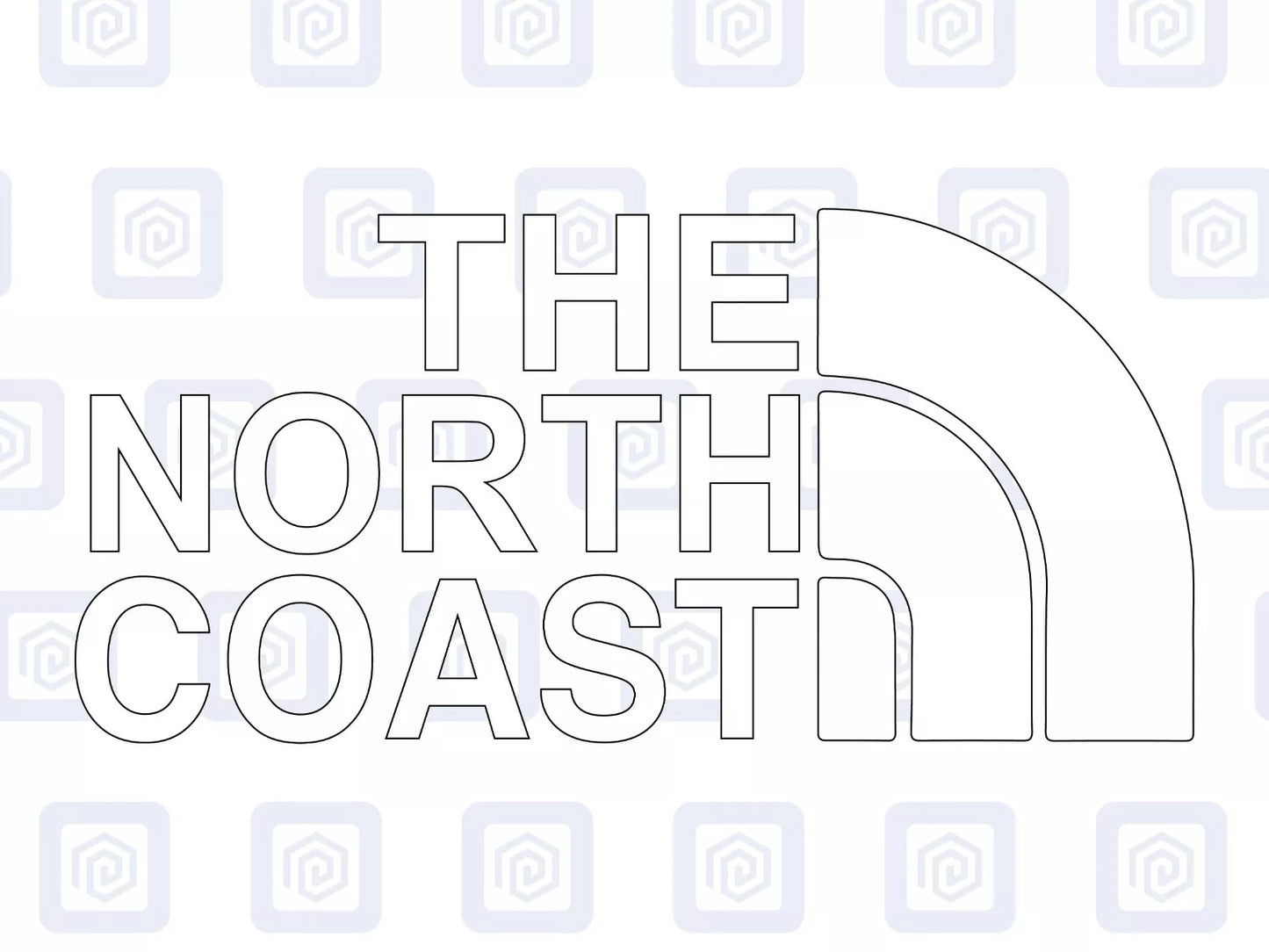 The North Coast Camping Surf Sea Sticker Decal Graphic Camper Van Skate Beach