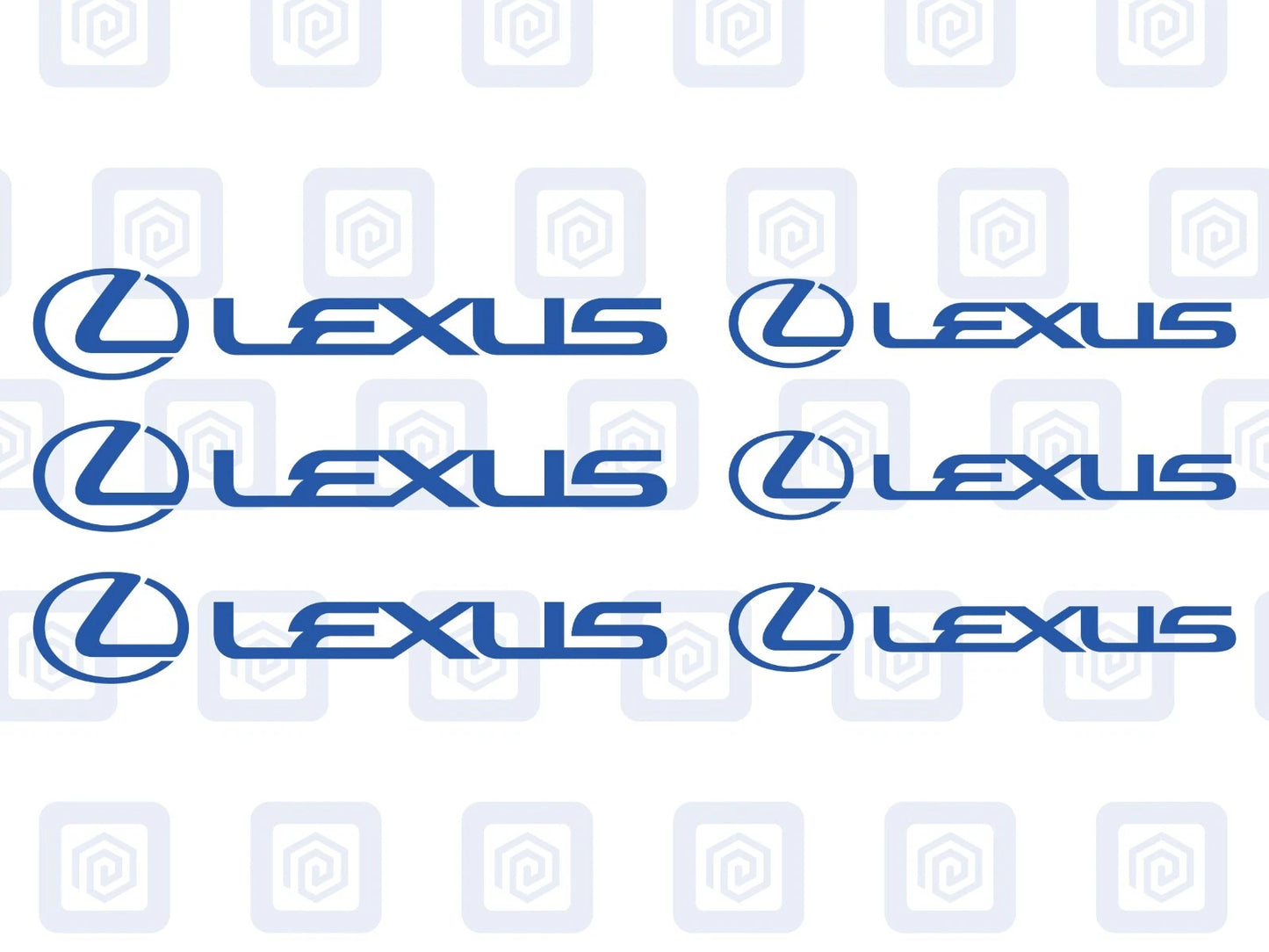 Lexus Brake Caliper Decals Sticker Logos (set of 6) RZ RC ES LS GS IS RX NX GX