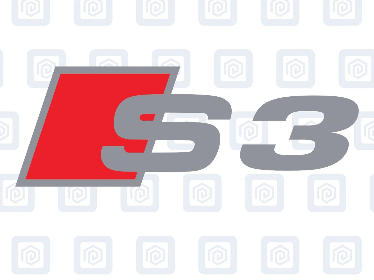 Audi S3 Style Brake Caliper Decals A3 Hatch Sportback sticker logos (set of 6)