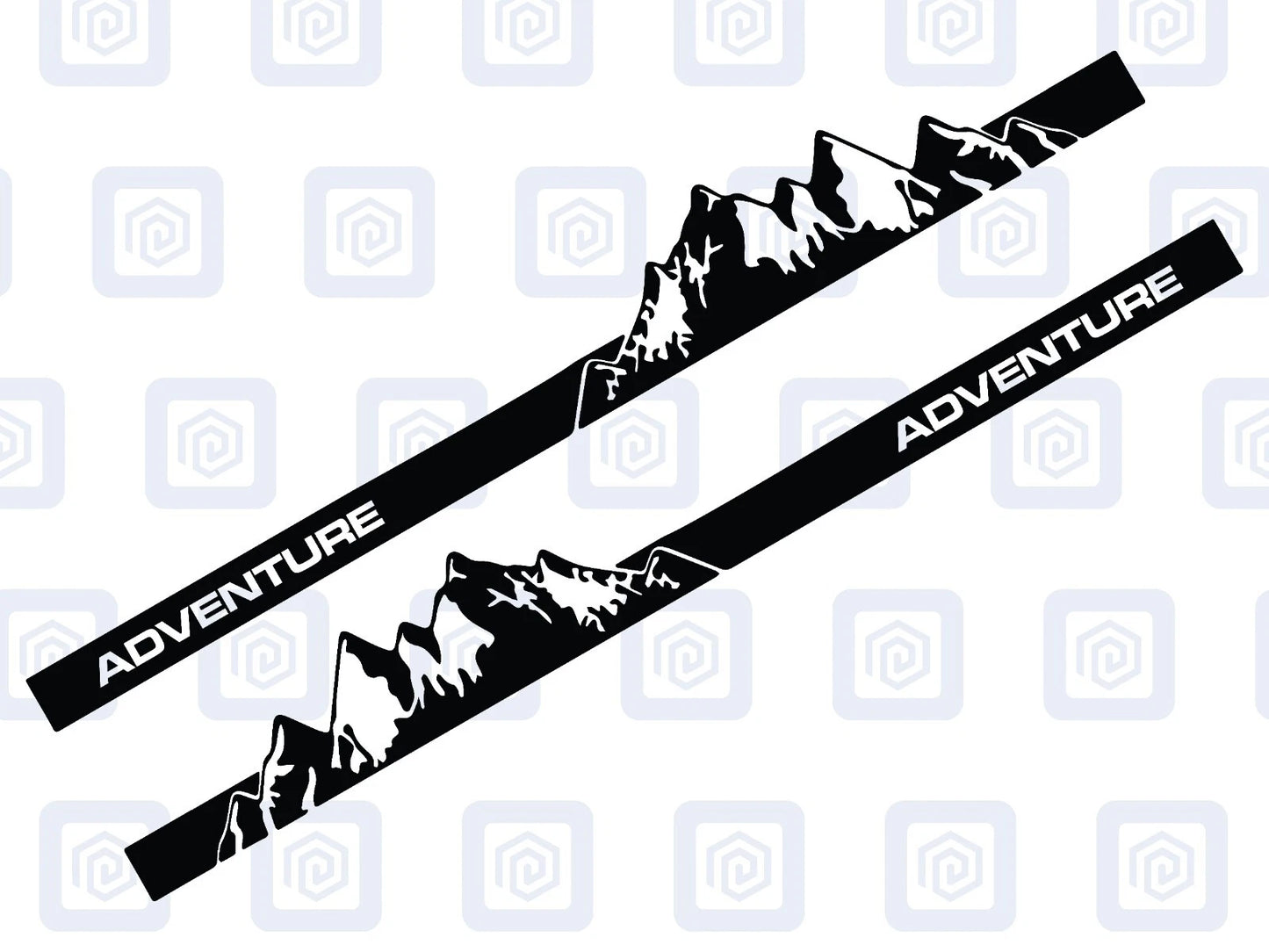 Adventure Full Side Vinyl Decals For Campervan Motorhome Caravan Sticker Graphic