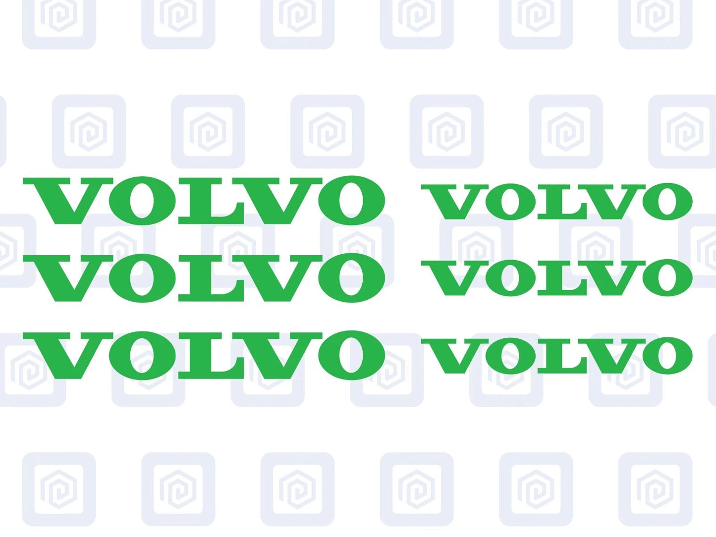 Volvo Brake Caliper Decals Sticker Logos (set of 6) V50 S40 V60 V70 XC70 XC90