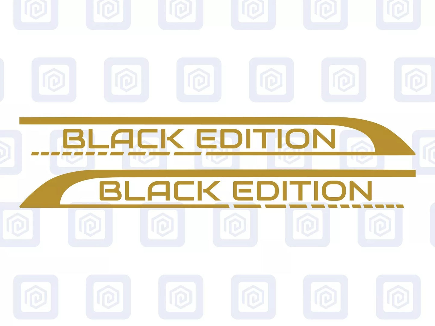 Black Edition Side Graphics Vinyl Decal For Camper Van Caravan Motorhome Sticker