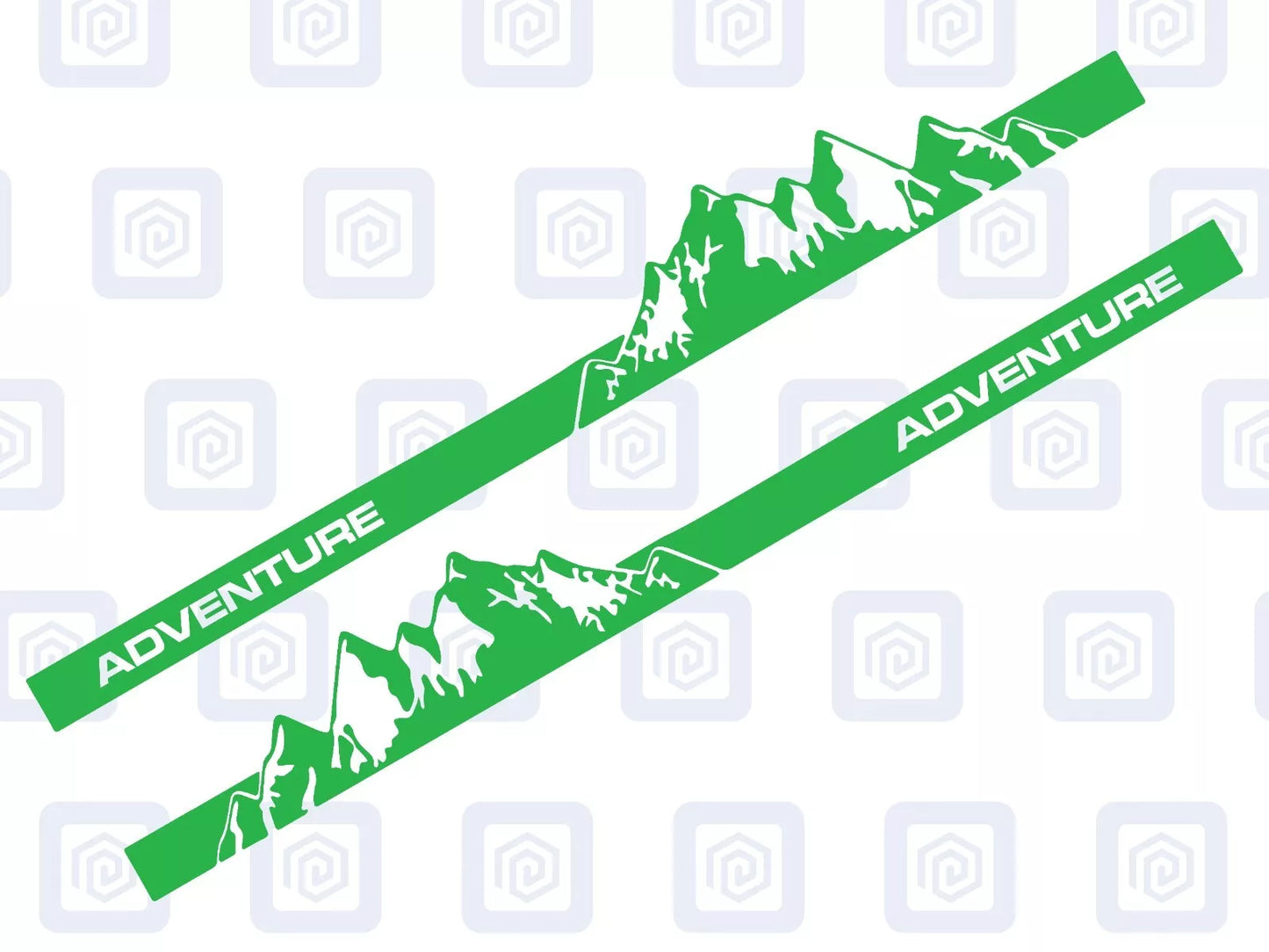 Adventure Full Side Vinyl Decals For Campervan Motorhome Caravan Sticker Graphic
