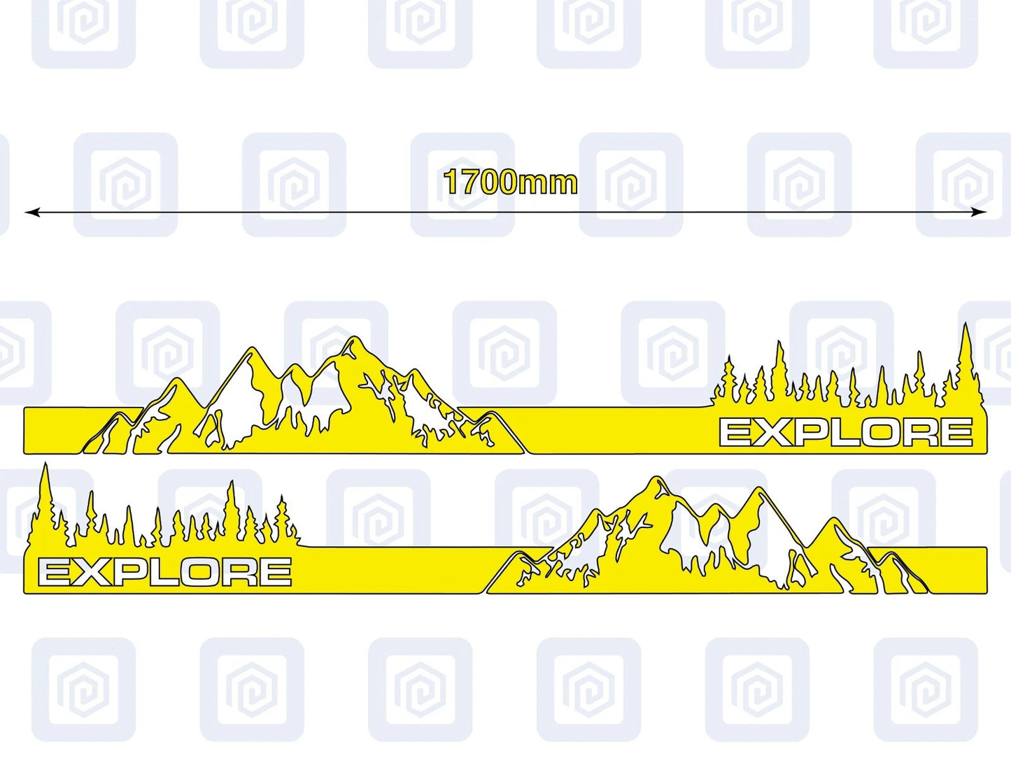 Explore Full Side Vinyl Decals For Campervan Motorhome Caravan Sticker Graphic