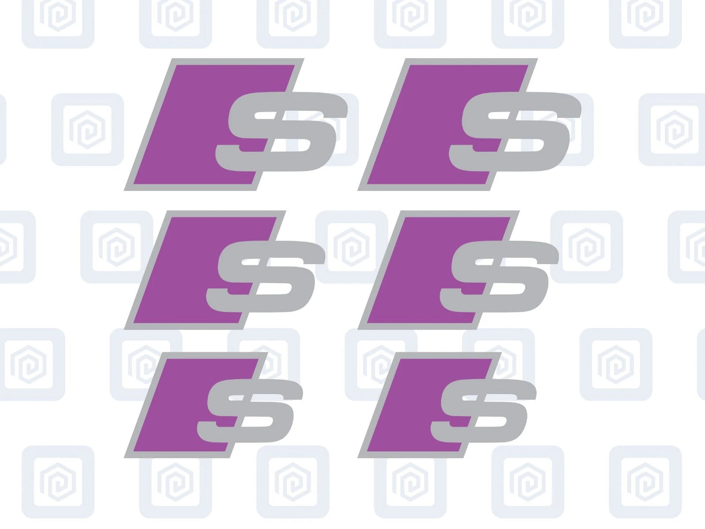 S Brake Caliper Decals Fits A1 A3 A4 A5 A6 A7 sticker logos (set of 6)