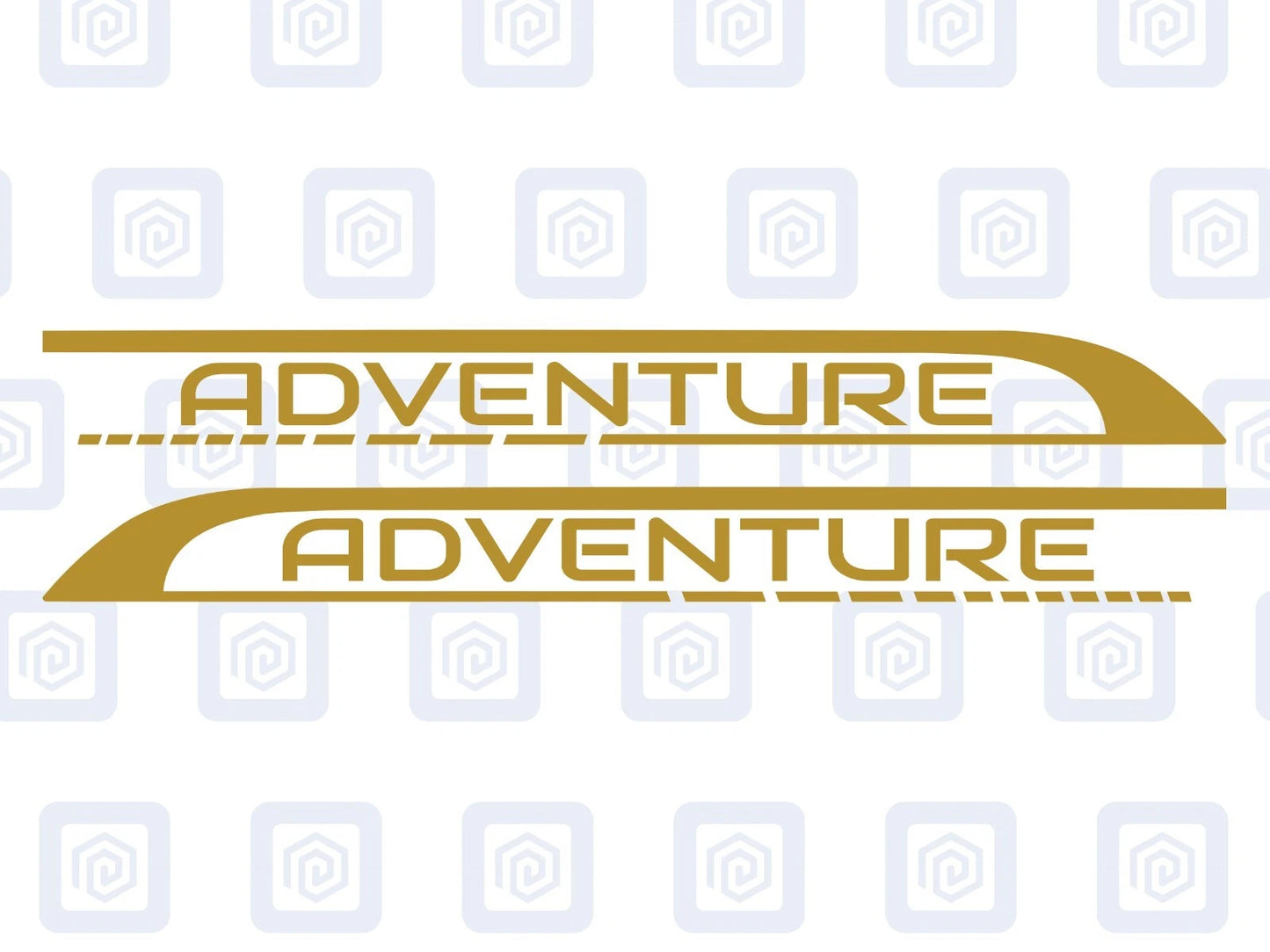 2x Adventure Side Graphics Vinyl Decal For Camper Van Caravan Motorhome Sticker