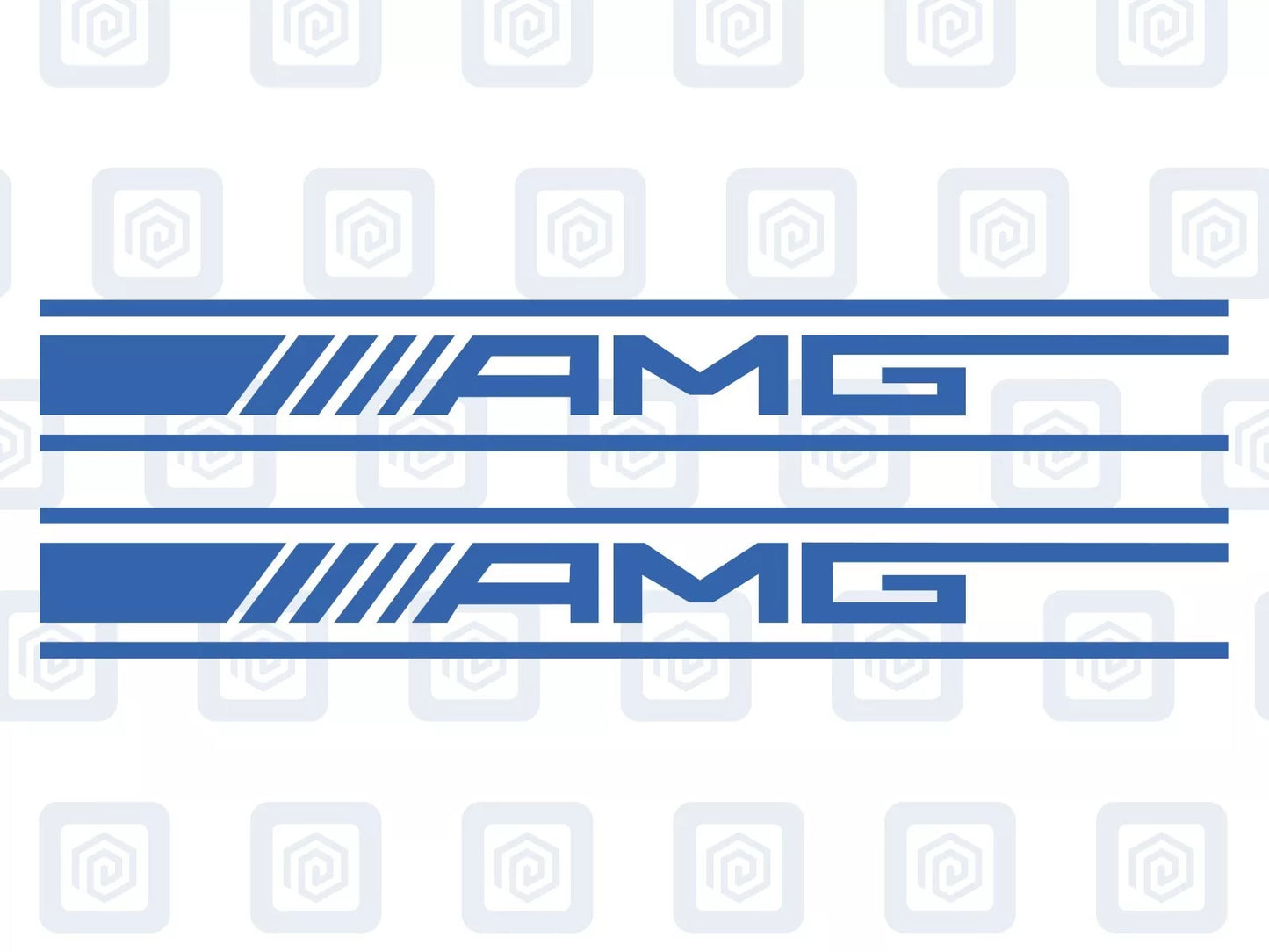 Mercedes A45 Spoiler Style Vinyl Decal Sticker Logo x 2 AMG A B C E S CLASSOpens