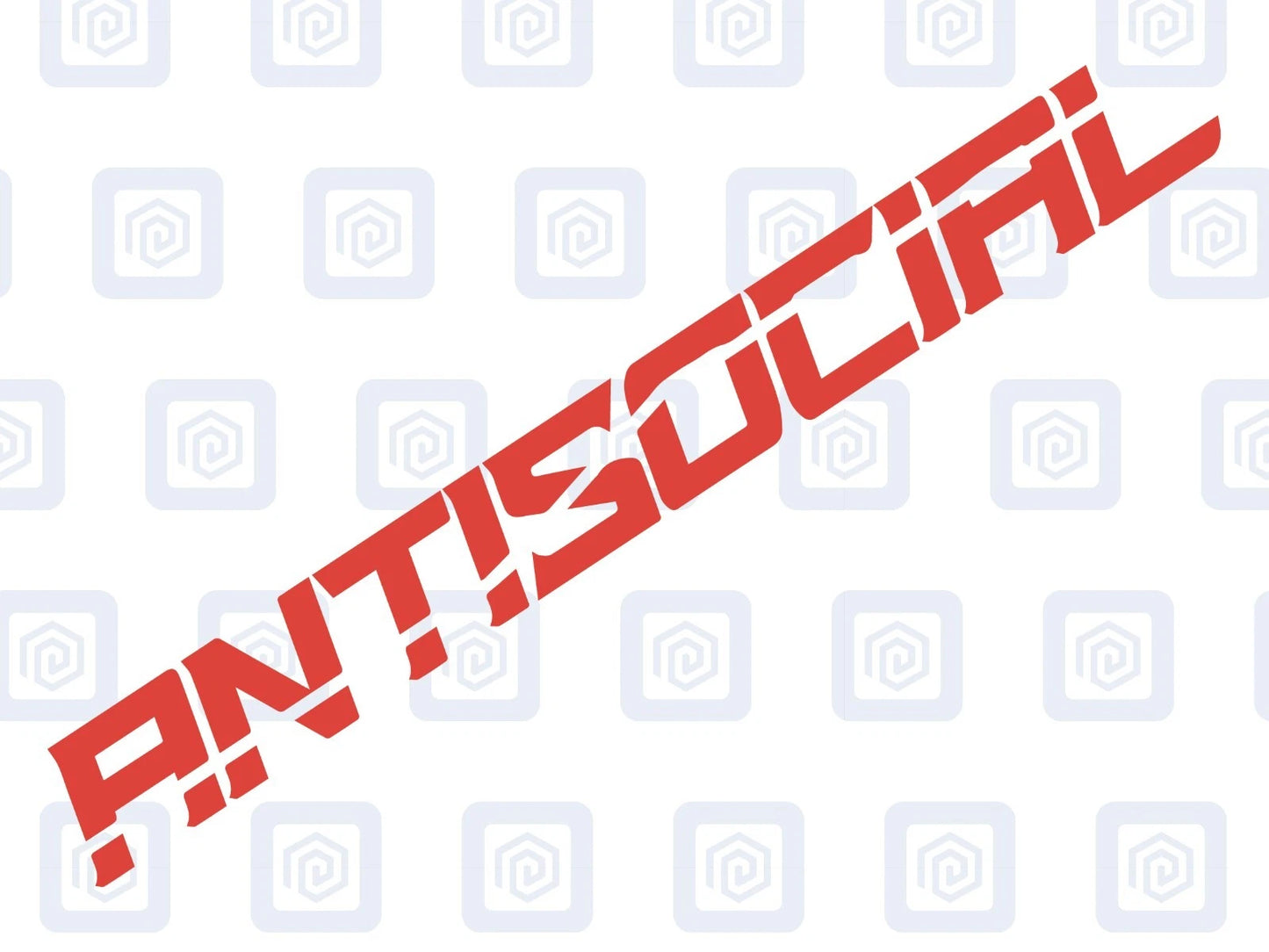 Antisocial Sticker JDM DUB Euro Stance VAG Window Vinyl Decal Graphic