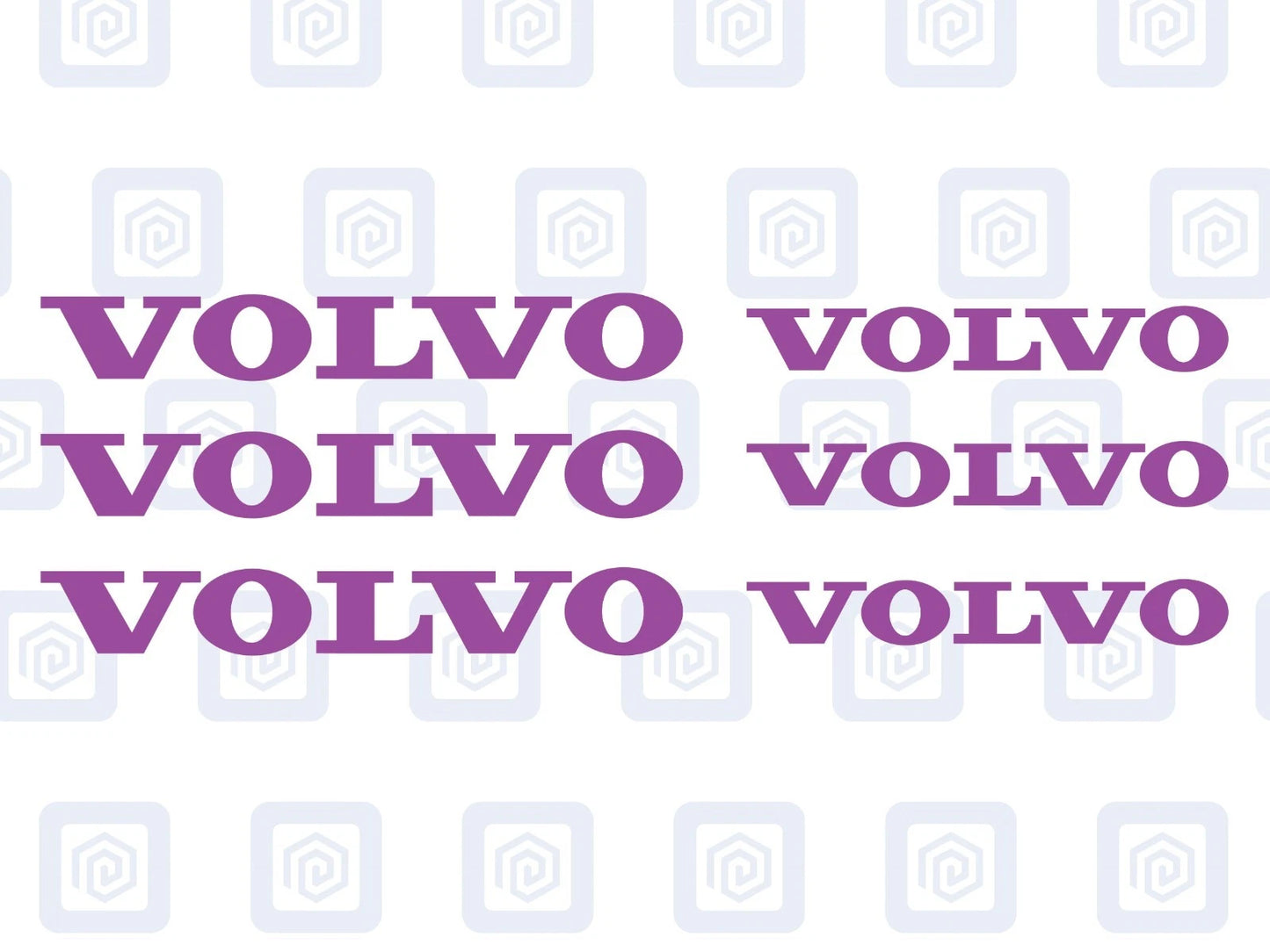 Volvo Brake Caliper Decals Sticker Logos (set of 6) V50 S40 V60 V70 XC70 XC90