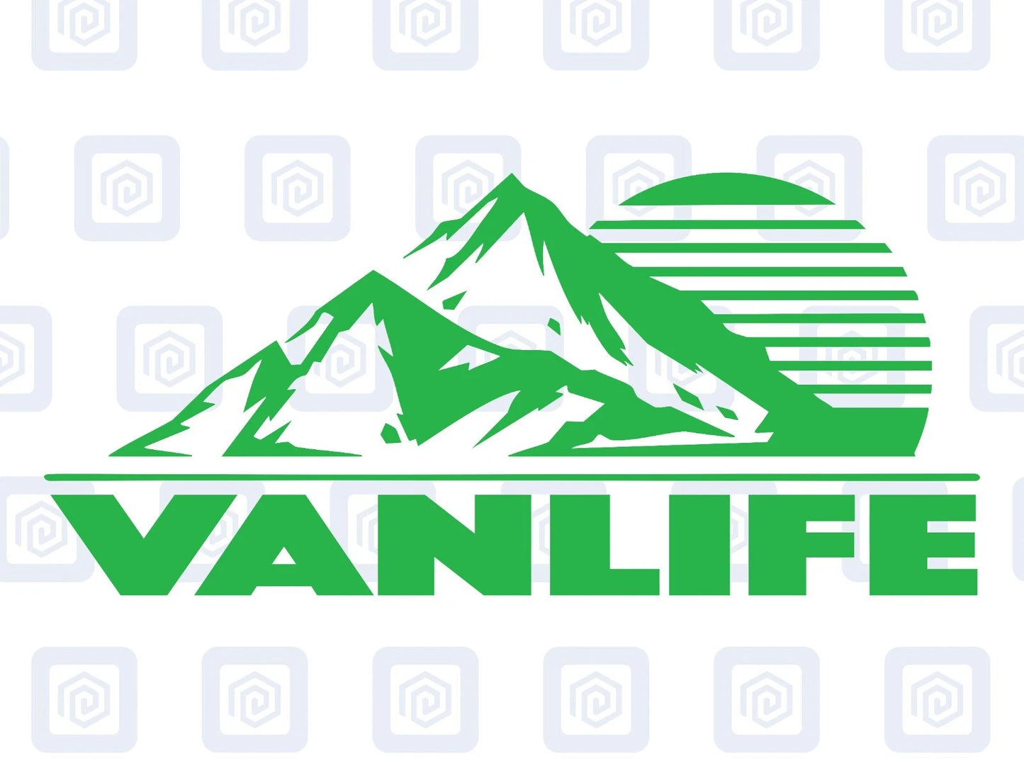 XL Van Life Camping Vinyl Decals For Camper Van Caravan Sticker Graphic