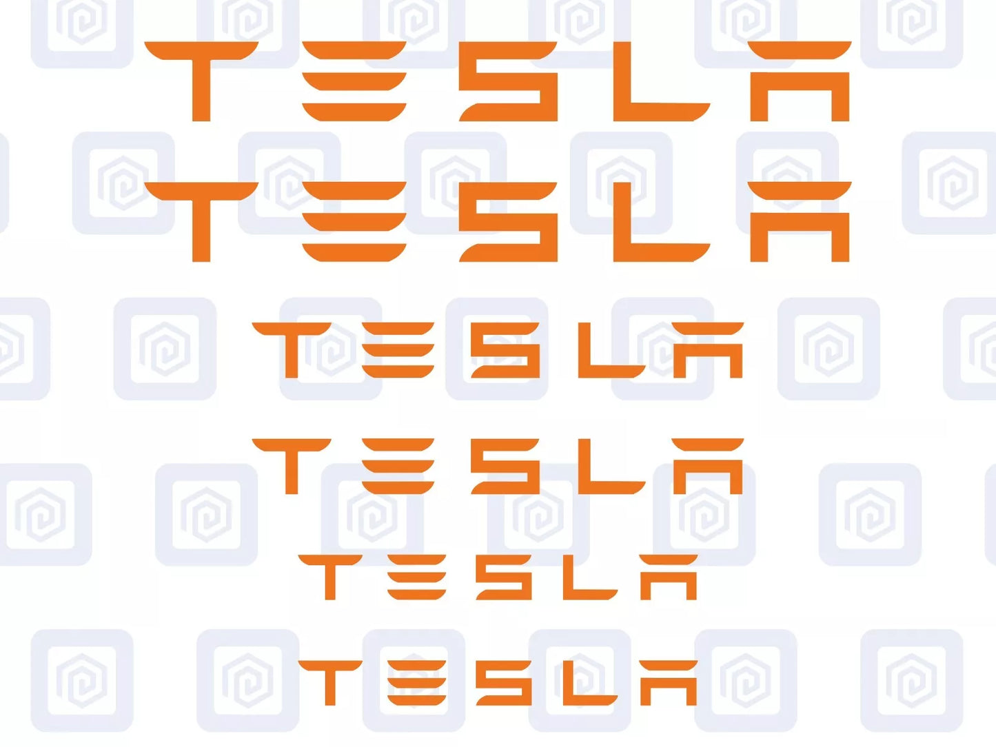 Tesla Brake Caliper Decals Sticker Logos (set of 6) Model 3 S X Y