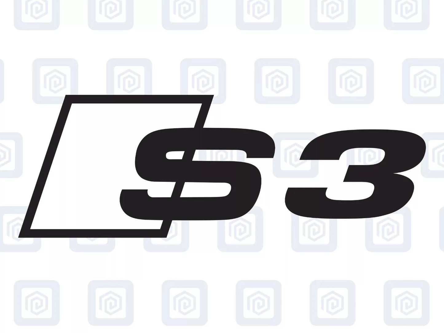 Audi S3 Style Brake Caliper Decals A3 Hatch Sportback sticker logos (set of 6)