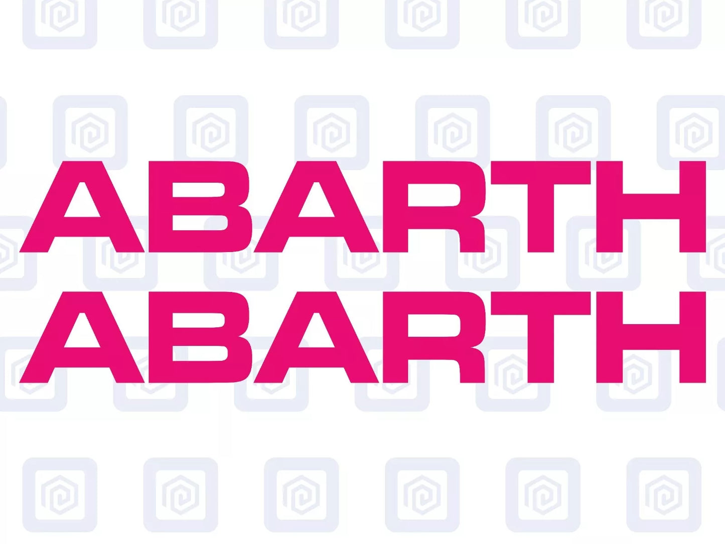 Fiat Abarth 500 595 695 Side Door Decal Sticker (Set of 2) Twin Air Sport Pop