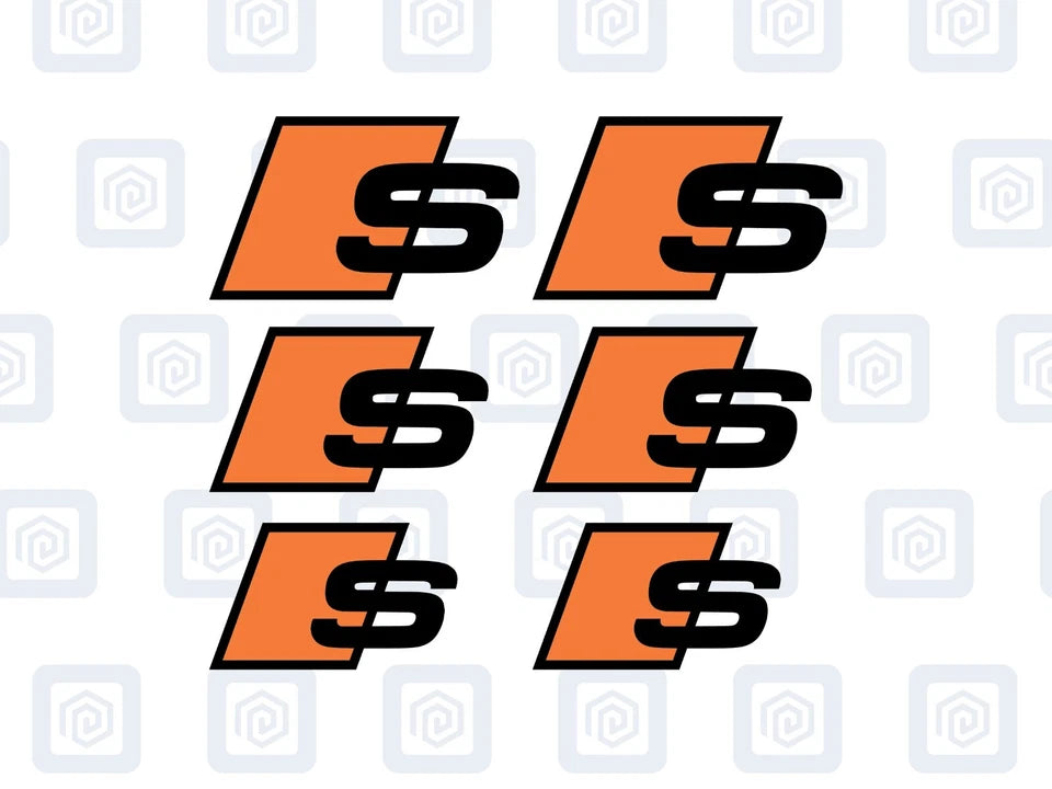 Audi S Brake Caliper Decals Fits A1 A3 A4 A5 A6 A7 sticker logos (set of 6)