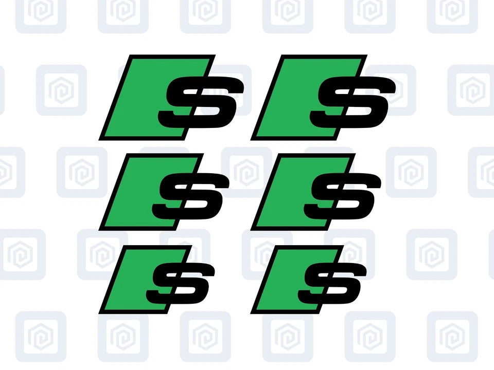 Audi S Brake Caliper Decals Fits A1 A3 A4 A5 A6 A7 sticker logos (set of 6)