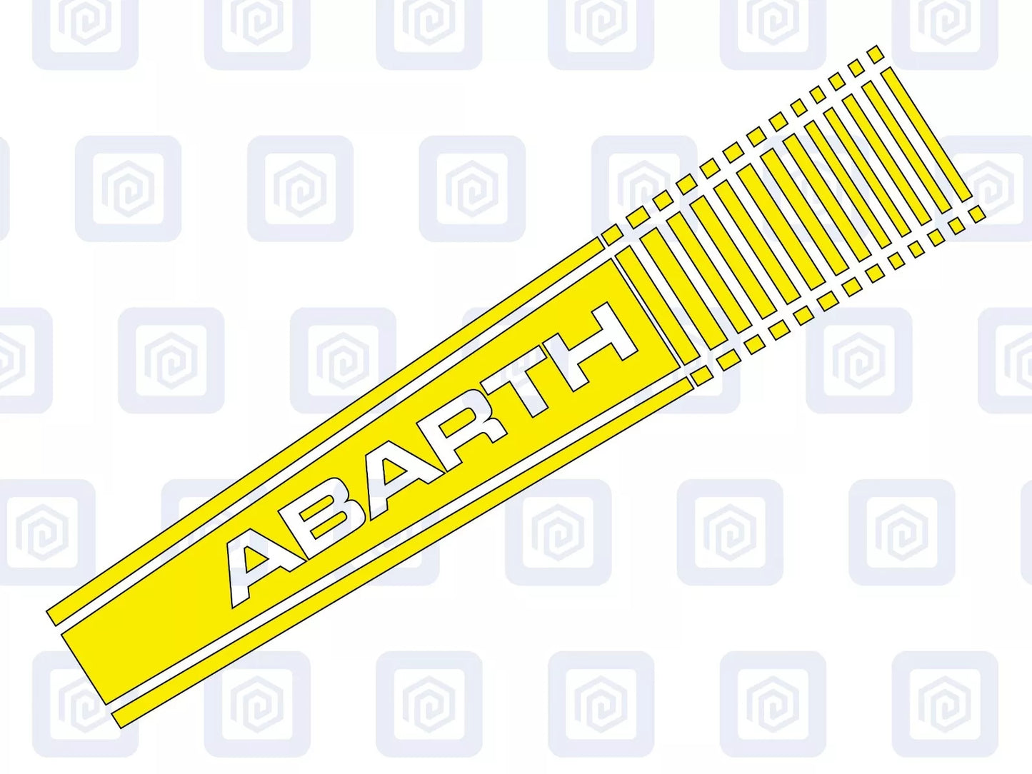Fiat 500 Abarth 595 695 Bonnet Decal Sticker Stripe EsseEsse Competizione T-Jet