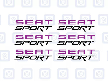Seat Sport Leon Ibiza Cupra Ateca Brake Caliper Decal Style Stickers - x 6