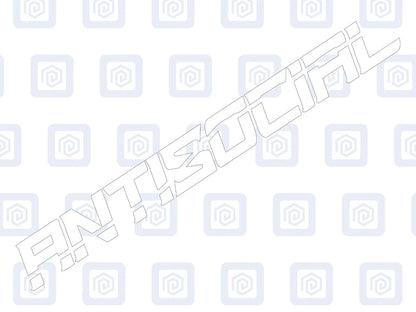 Antisocial Sticker JDM DUB Euro Stance VAG Window Vinyl Decal Graphic