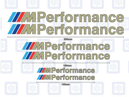 M Performance Sticker Decal Style Sticker FitsM2 M3 M4 M5 M6 Msport MPerformance