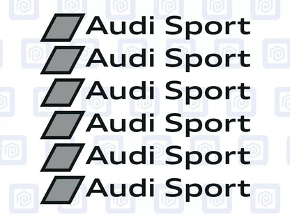Audi Sport Style Brake Caliper Decals sticker Suitable for A1 A3 A4 A5 A6