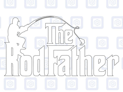 Rod Father Fishing Decal For Camper Van Caravan Motorhome Sticker Campervan