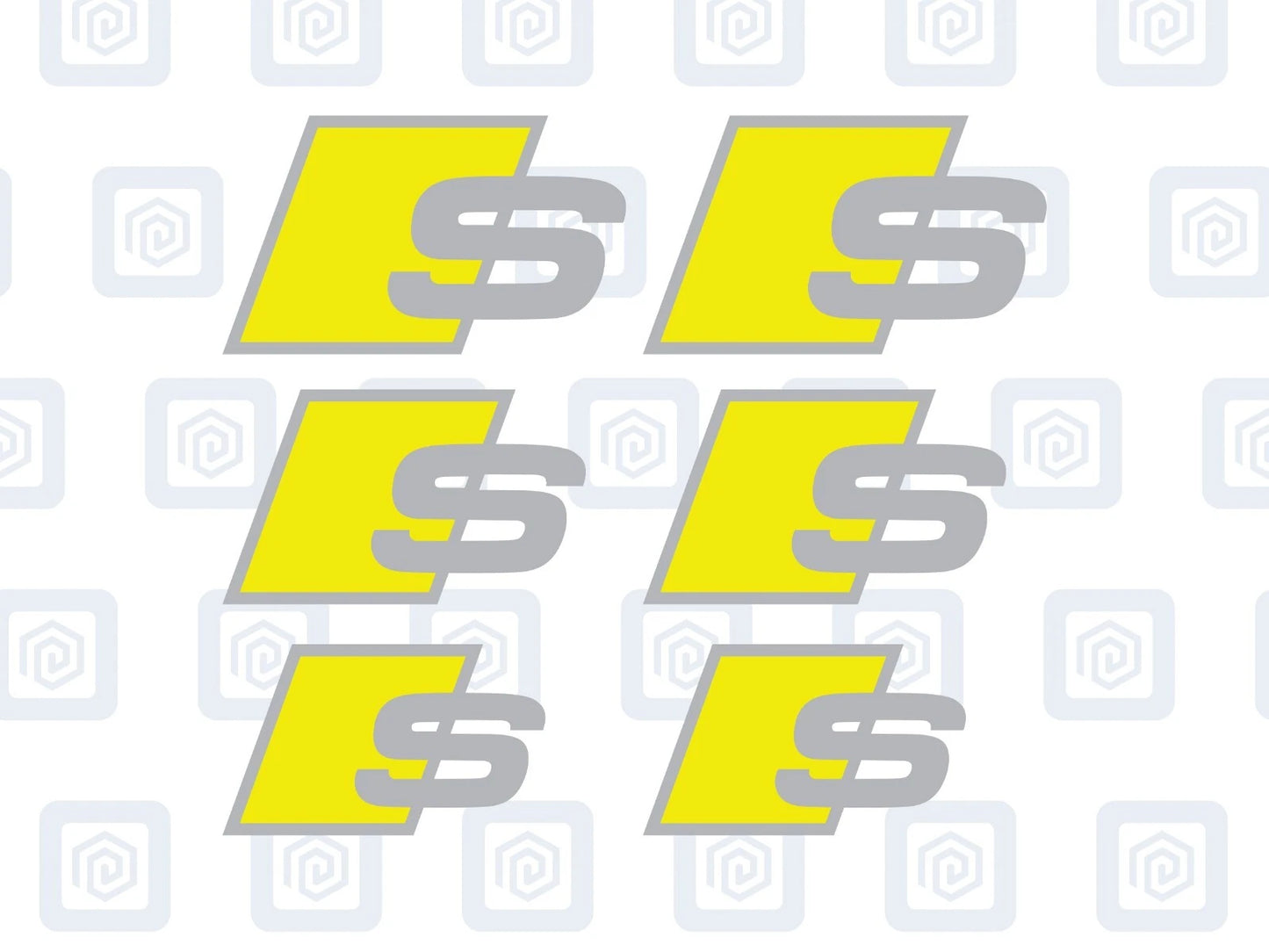 S Brake Caliper Decals Fits A1 A3 A4 A5 A6 A7 sticker logos (set of 6)