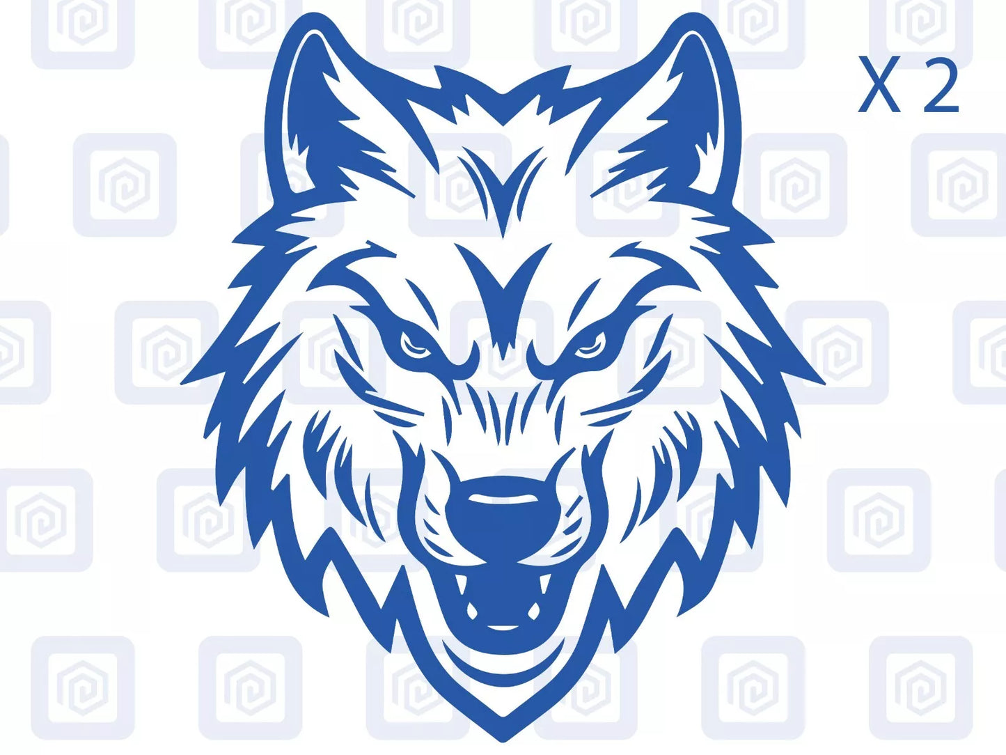 Wolf Head Vinyl Decals For Campervan Motorhome Caravan Sticker Graphic