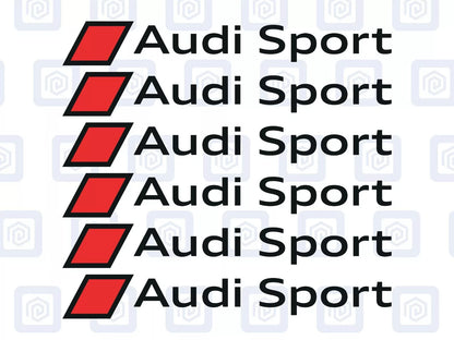 Audi Sport Logo Premium Door Sill Decals Stickers A3 A4 A5 S3 S4 S5 RS3