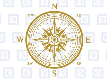 Compass Vinyl Decal For Camper Van Caravan Motorhome Sticker Graphic Campervan