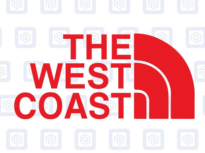 The West Coast Camping Surf Sea Sticker Decal Graphic Camper Van Skate Beach