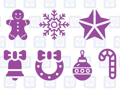 Christmas Sticker Pack Selection Set Special Wall Art Vinyl Wall Decal