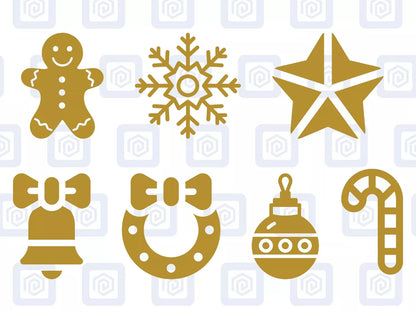 Christmas Sticker Pack Selection Set Special Wall Art Vinyl Wall Decal