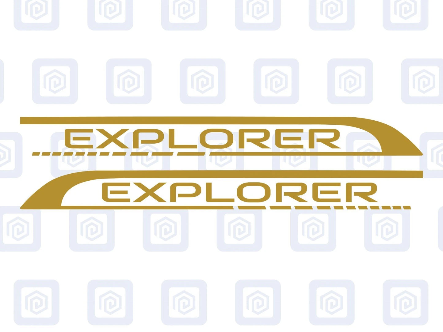 Explorer Side Graphics Vinyl Decal For Camper Van Caravan Motorhome Sticker