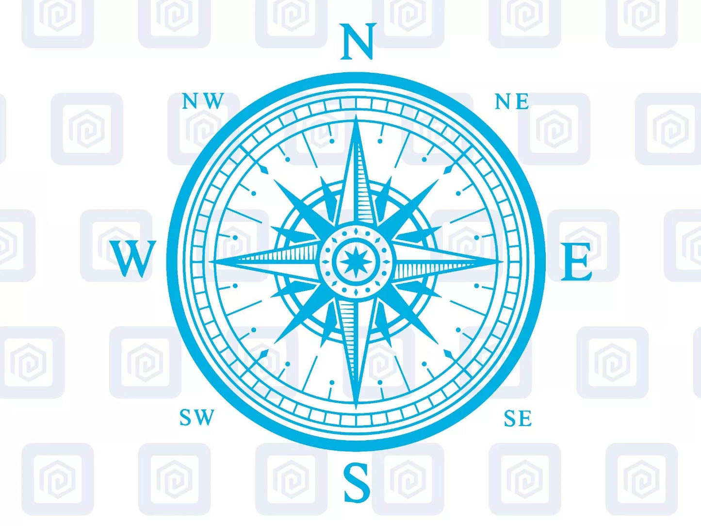 Compass Vinyl Decal For Camper Van Caravan Motorhome Sticker Graphic Campervan