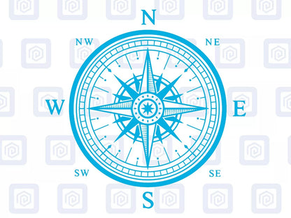 Compass Vinyl Decal For Camper Van Caravan Motorhome Sticker Graphic Campervan